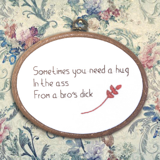Rude Embroidery - Hug