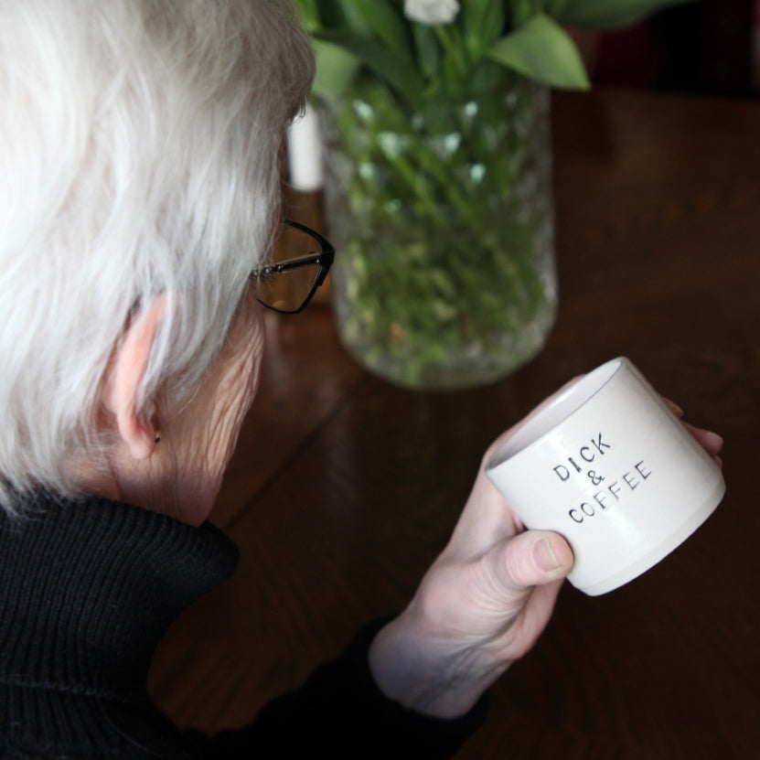 Coffee mug - Dick & Coffee - Beige