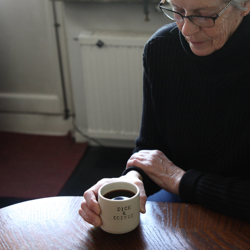 Coffee mug - Dick & Coffee - Beige