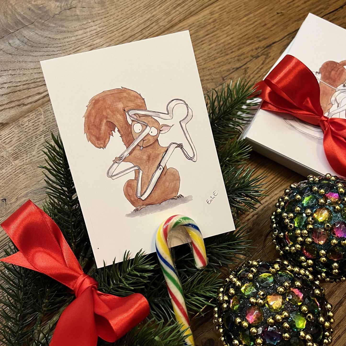 SQUIRREL X-mas cards