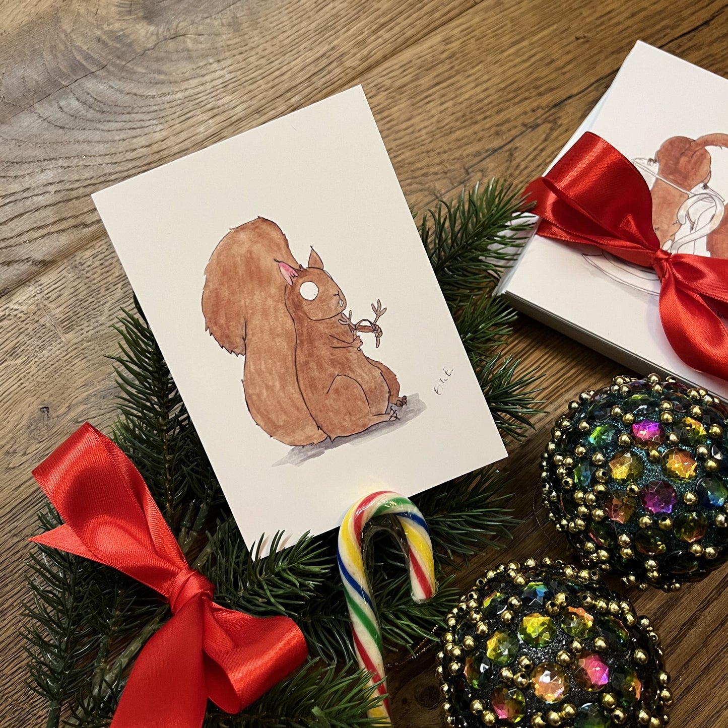 SQUIRREL X-mas cards