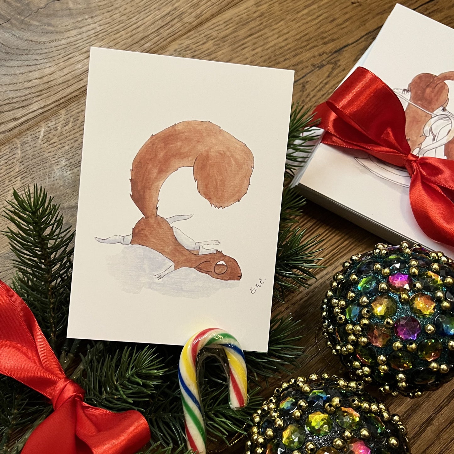 SQUIRREL X-mas cards