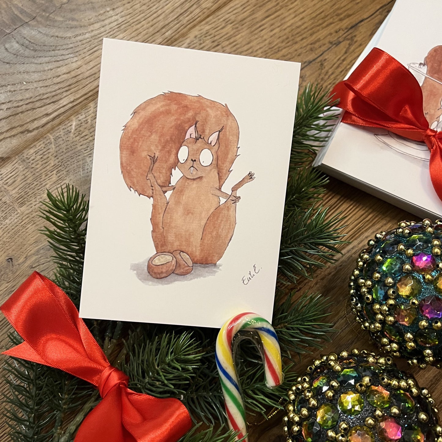 SQUIRREL X-mas cards