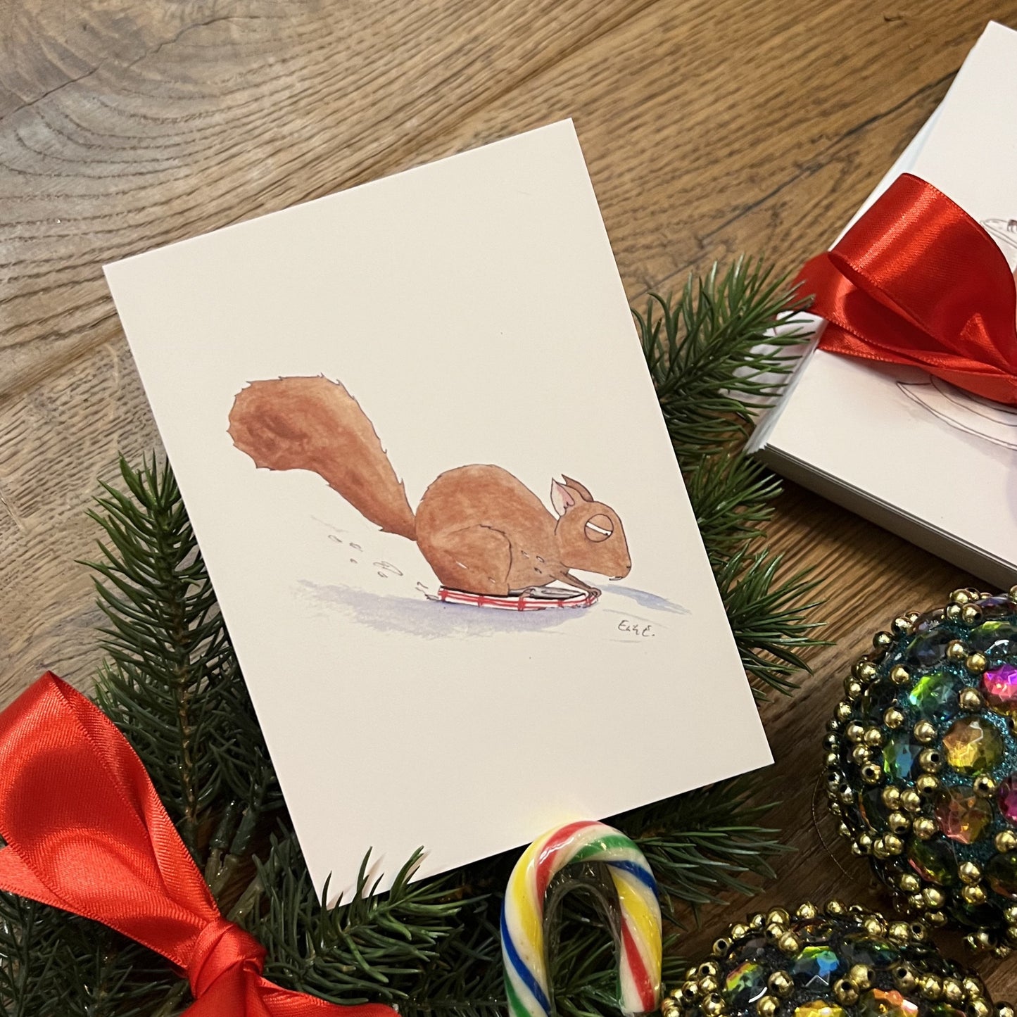 SQUIRREL X-mas cards