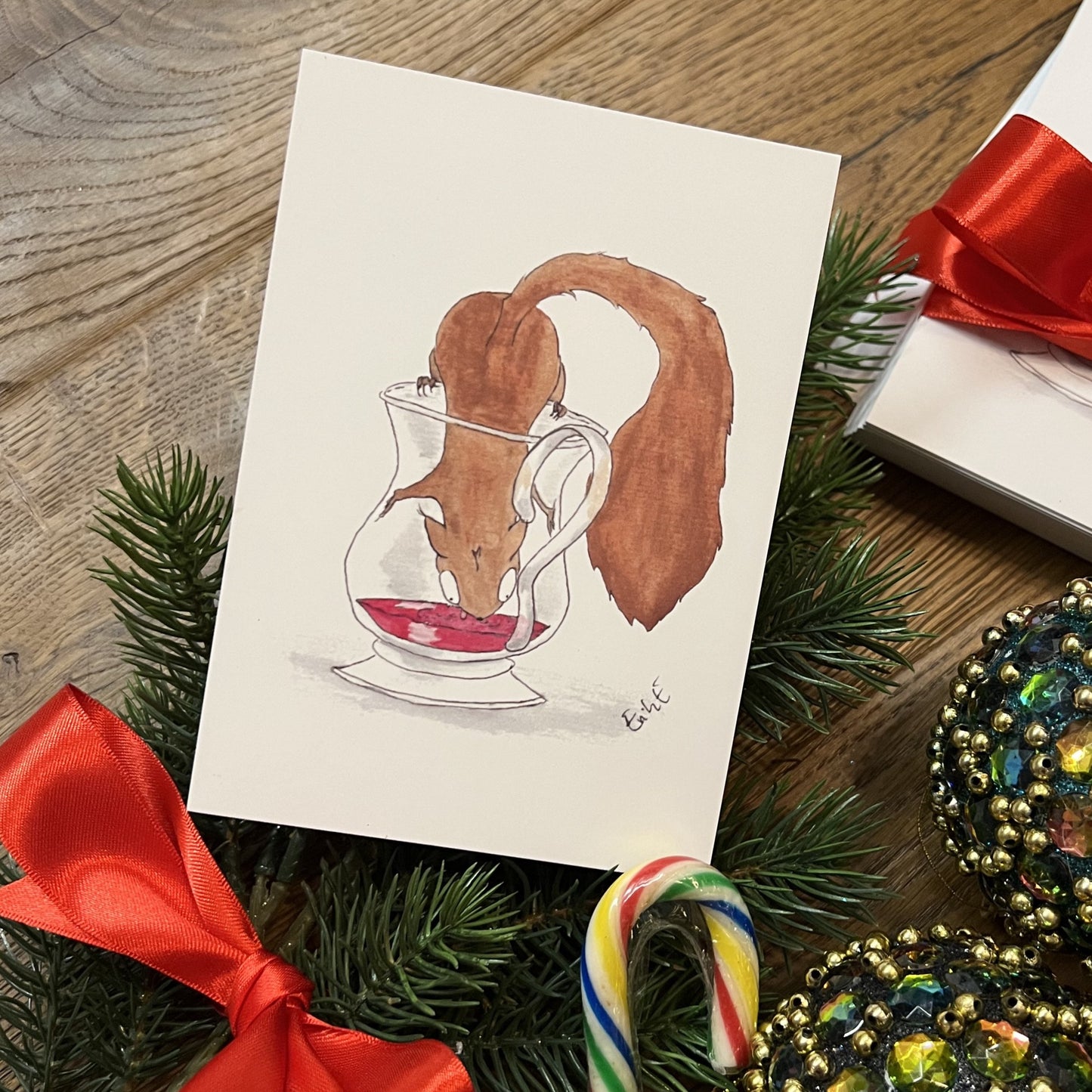 SQUIRREL X-mas cards