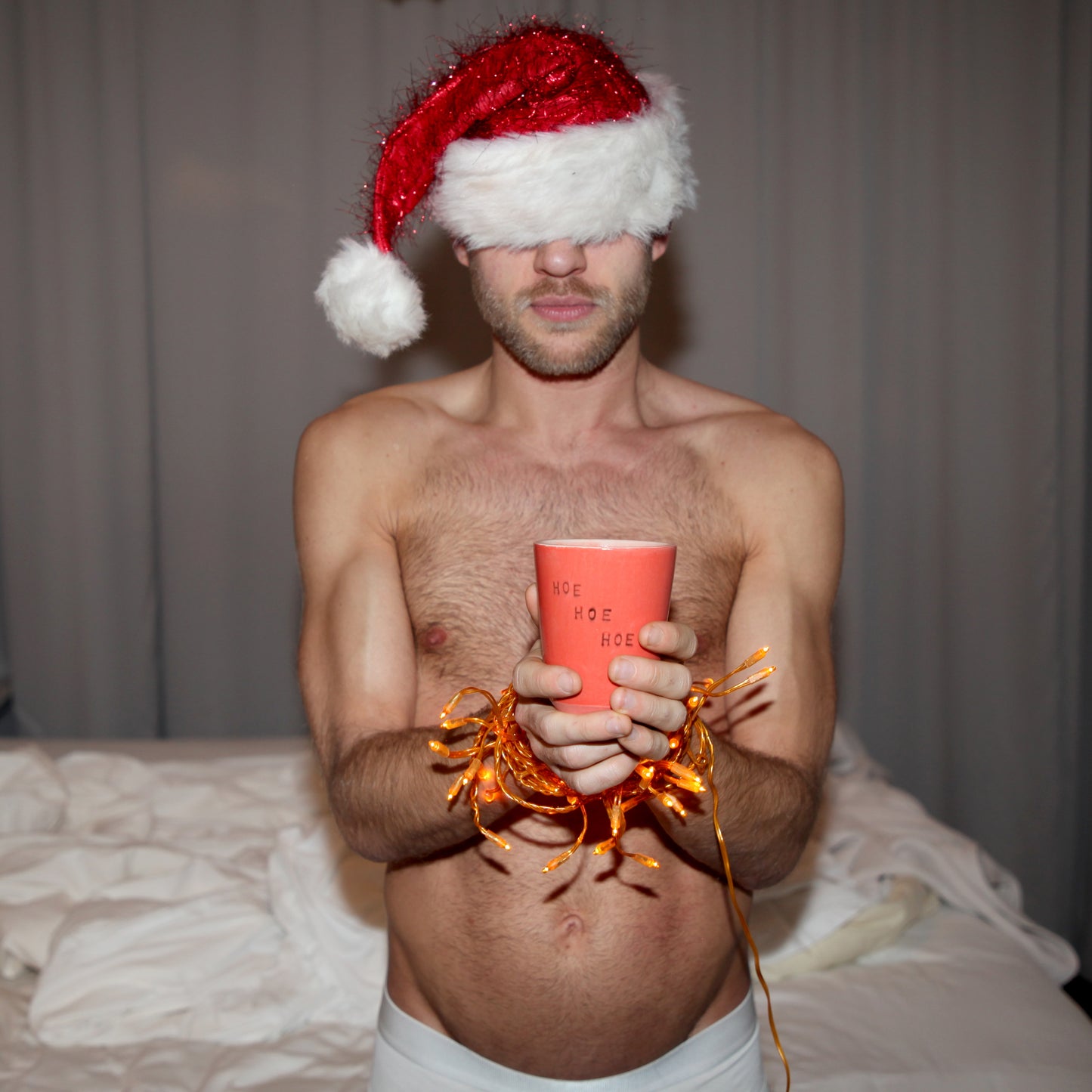 Coffee mug Xmas - HOE HOE HOE - Red