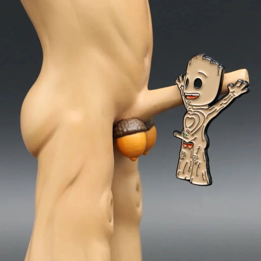 Juce Gace - I Am Wood - Enamel Pin