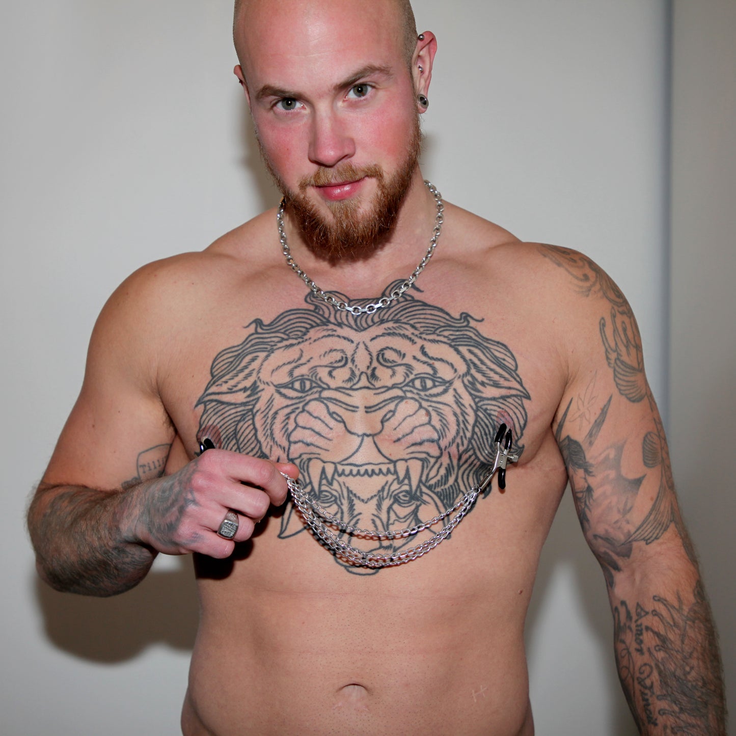 Sinner -  Triple Chain Nipple Clamps