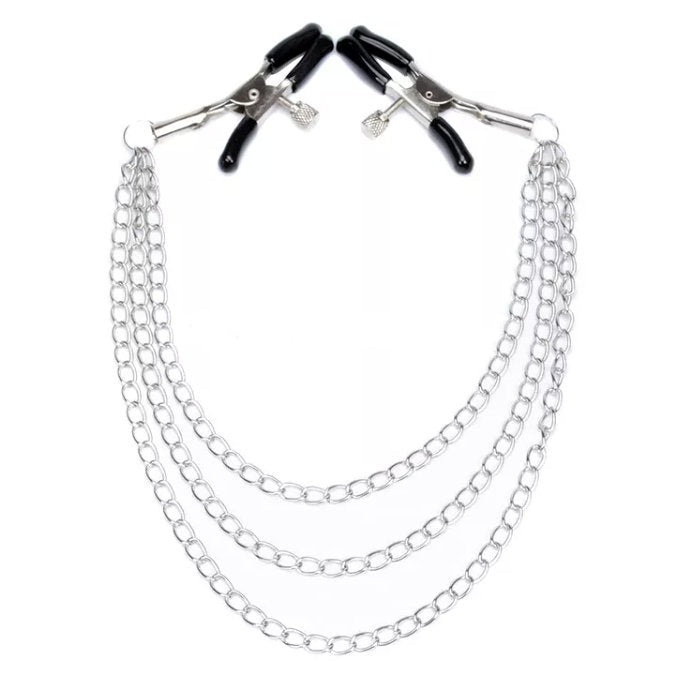 Sinner -  Triple Chain Nipple Clamps