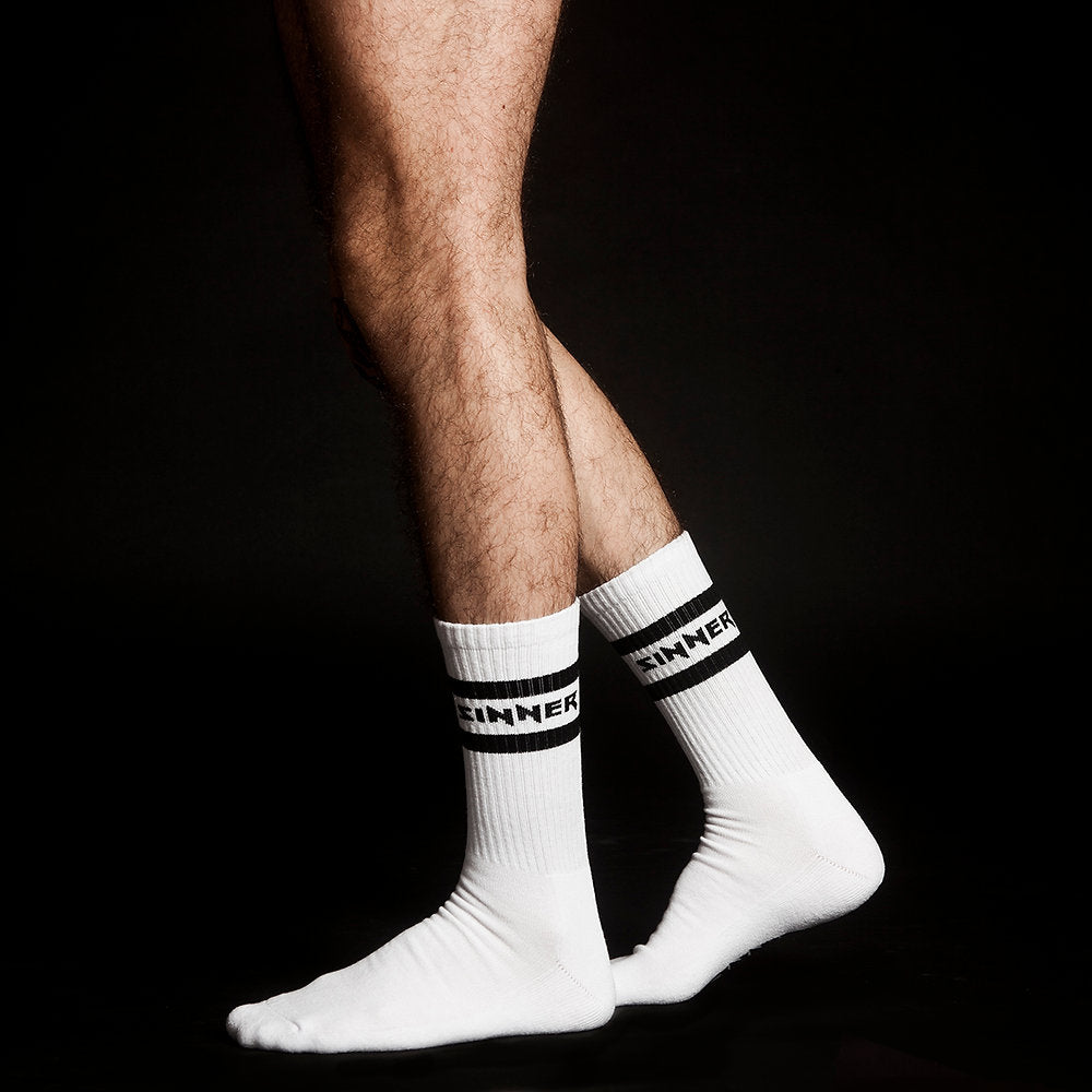 Sinner - Dual Socks White