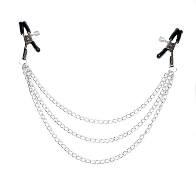 Sinner -  Triple Chain Nipple Clamps