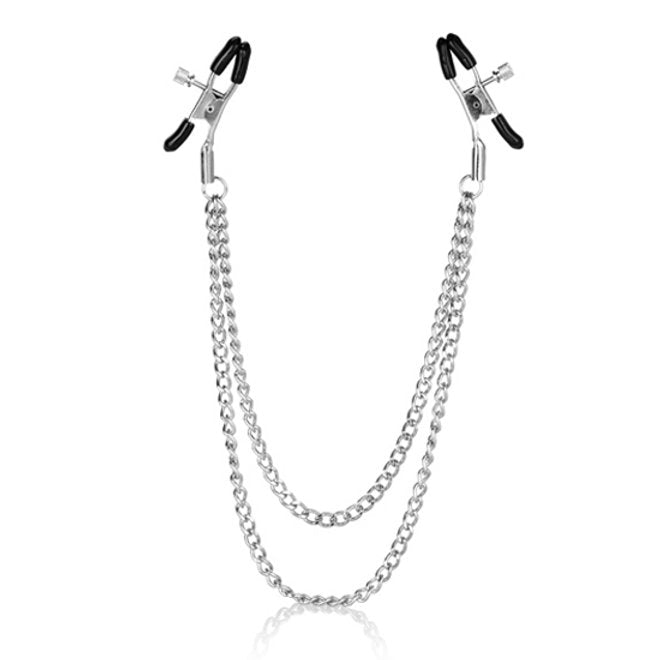 Sinner -  Double Chain Nipple Clamps
