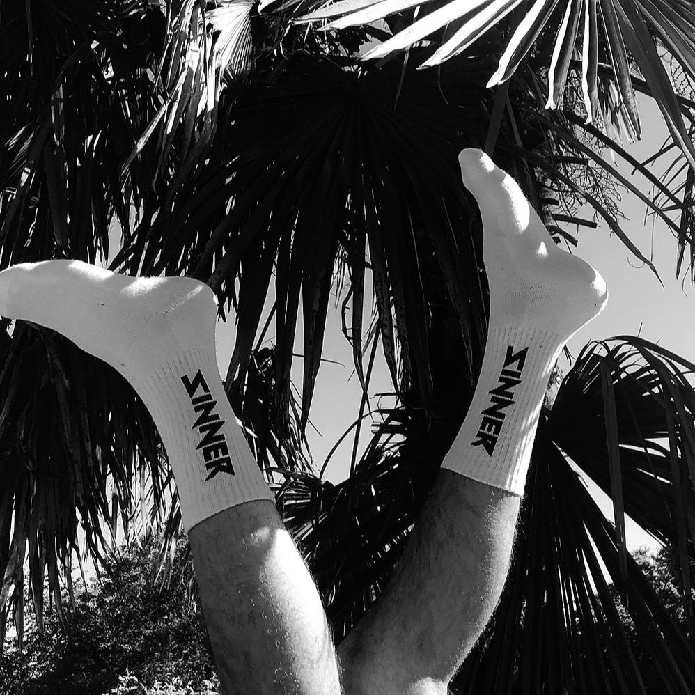 Sinner - Pure Socks - White