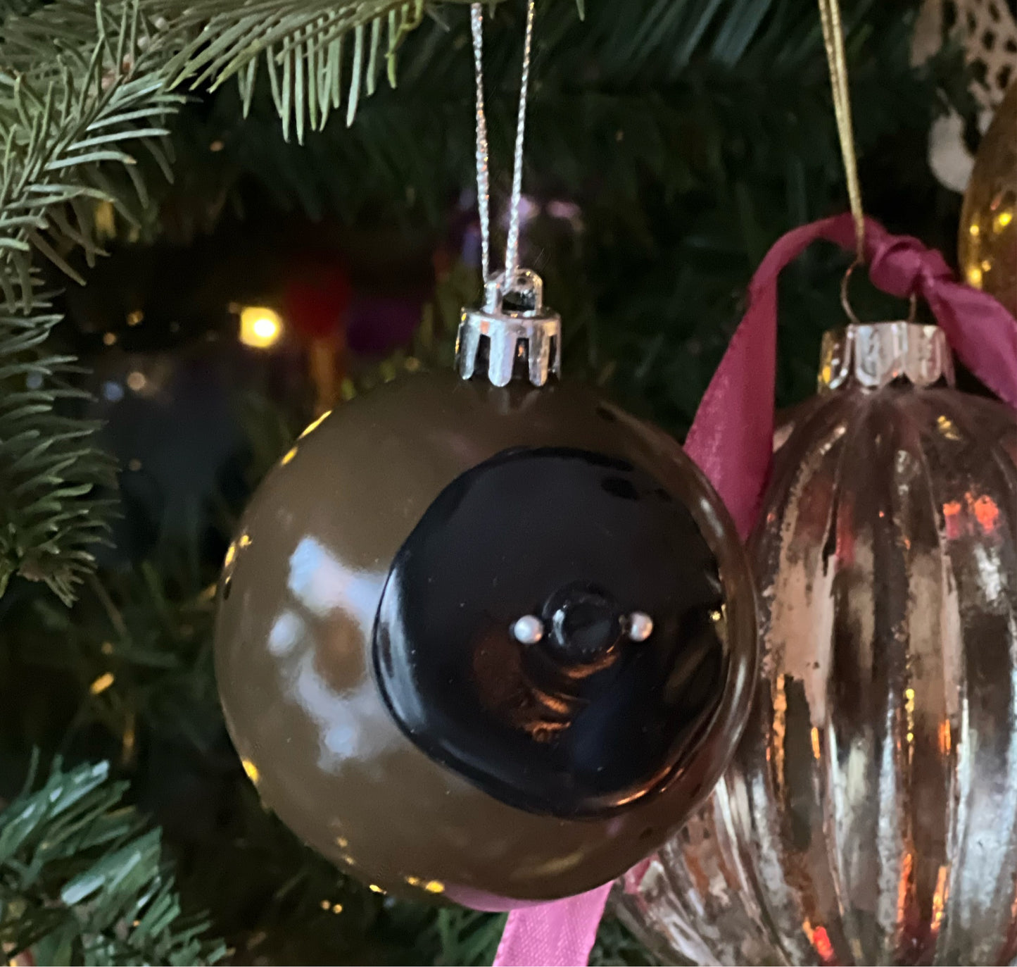 Jingle Boobs - Dark Brown w/Piercing