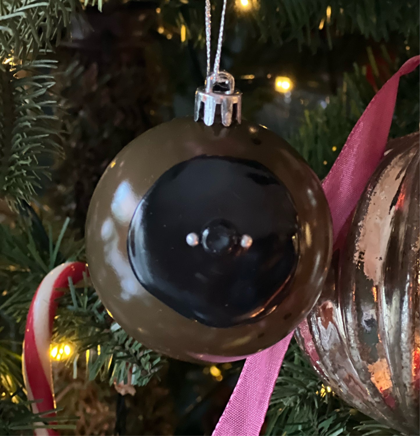Jingle Boobs - Dark Brown w/Piercing