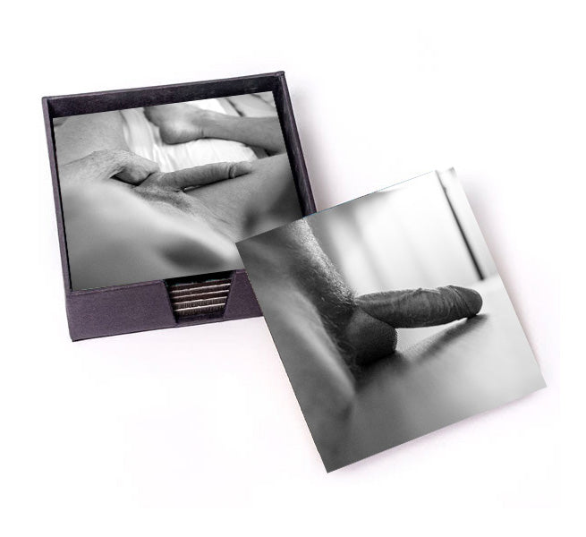 "Human Behind The Penis" - Coasters