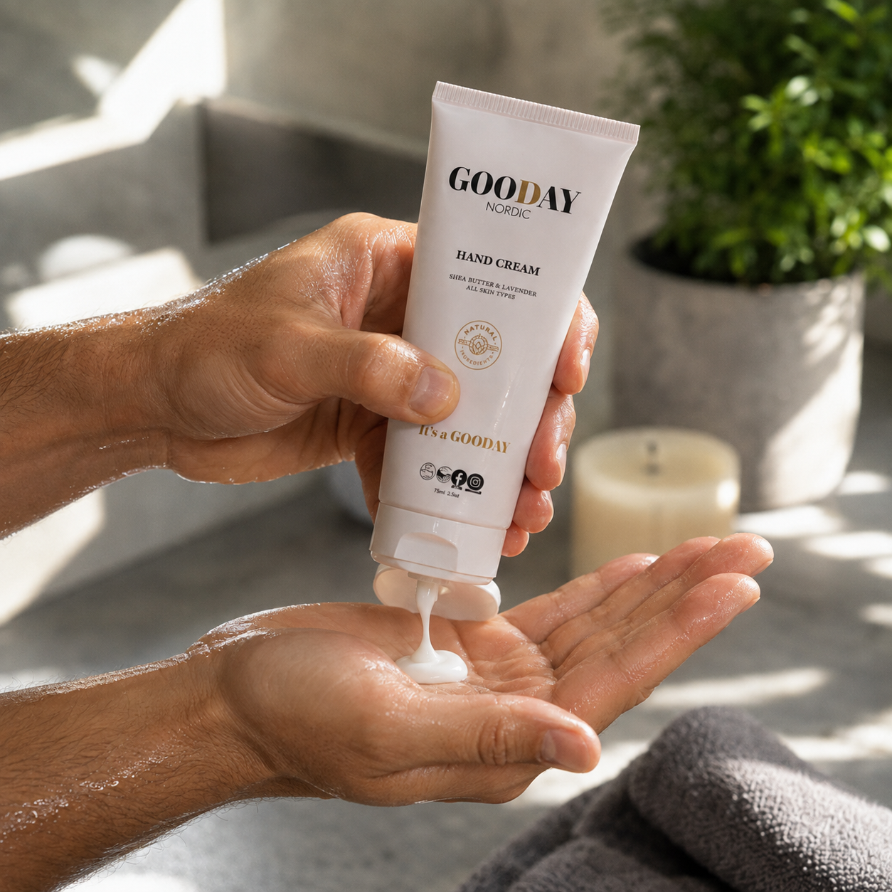 GoodayNordic -  Shea Handcream Lavender