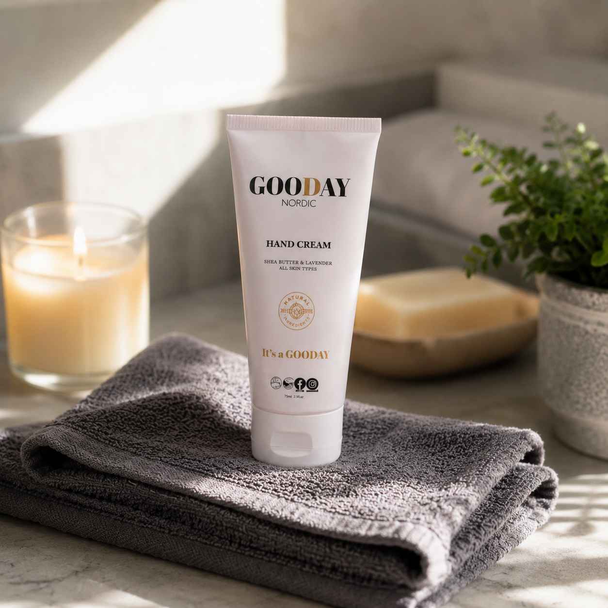 GoodayNordic -  Shea Handcream Lavender