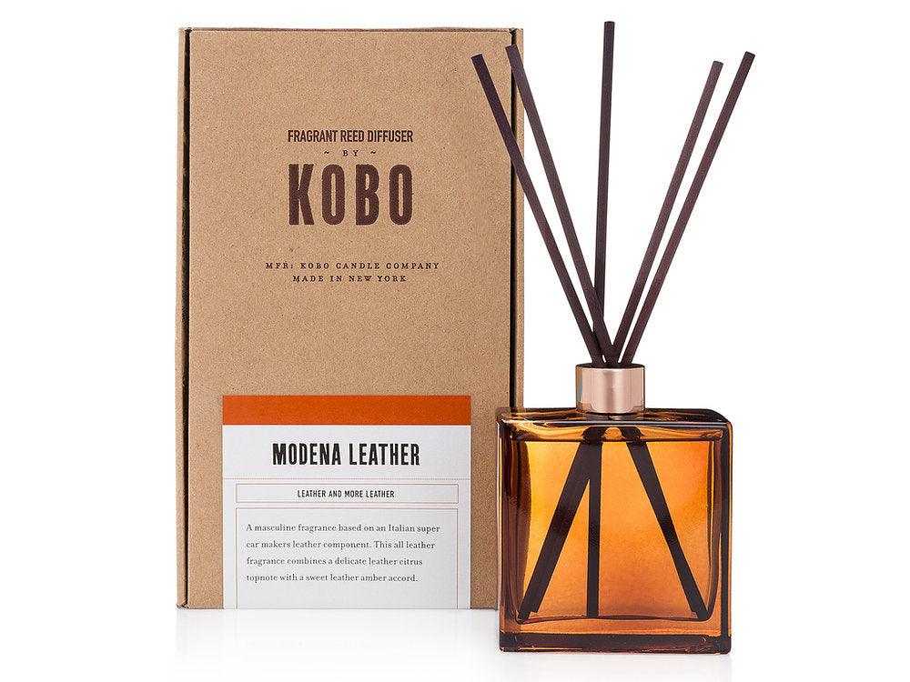 KOBO Woodblock - Modena Leather - Room Diffuser