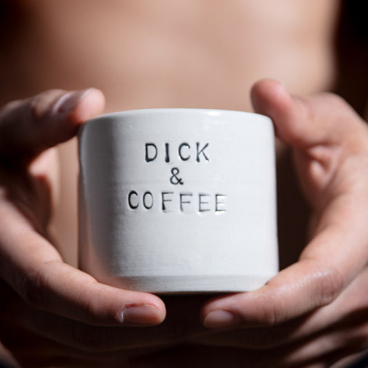 Coffee mug - Dick & Coffee - Beige