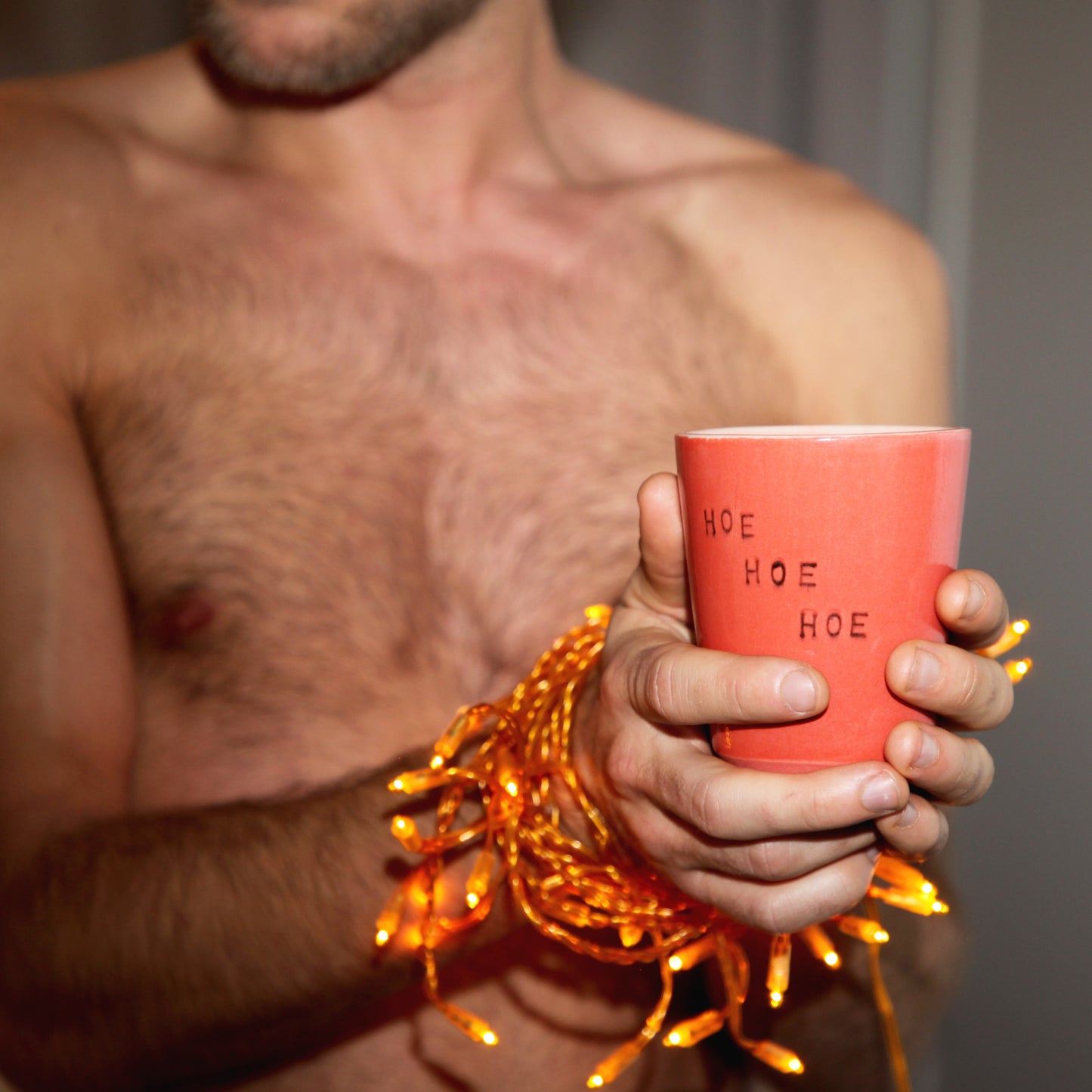 Coffee mug Xmas - HOE HOE HOE - Red