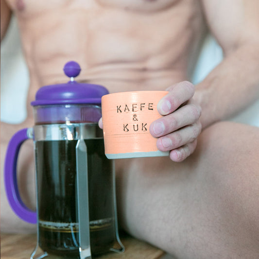 Coffee mug - Kaffe & Kuk - Pink