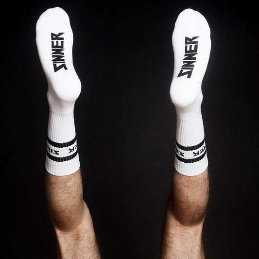 Sinner - Dual Socks White