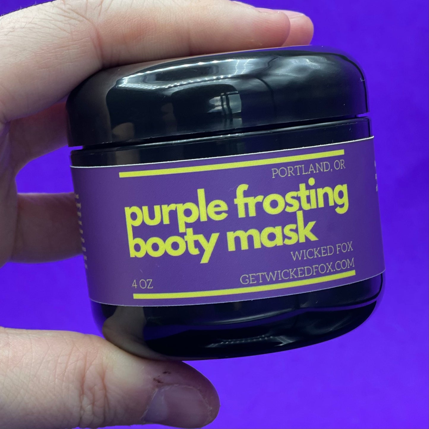 Wicked Fox - Purple Frosting Booty Mask